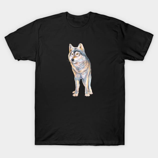 Wolf T-Shirt by Tim Jeffs Art